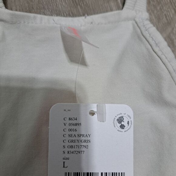 Free People Movement Hot Shot V- Neck Sleeveless Patch Pocket Mini Dress Large - Picture 6 of 13